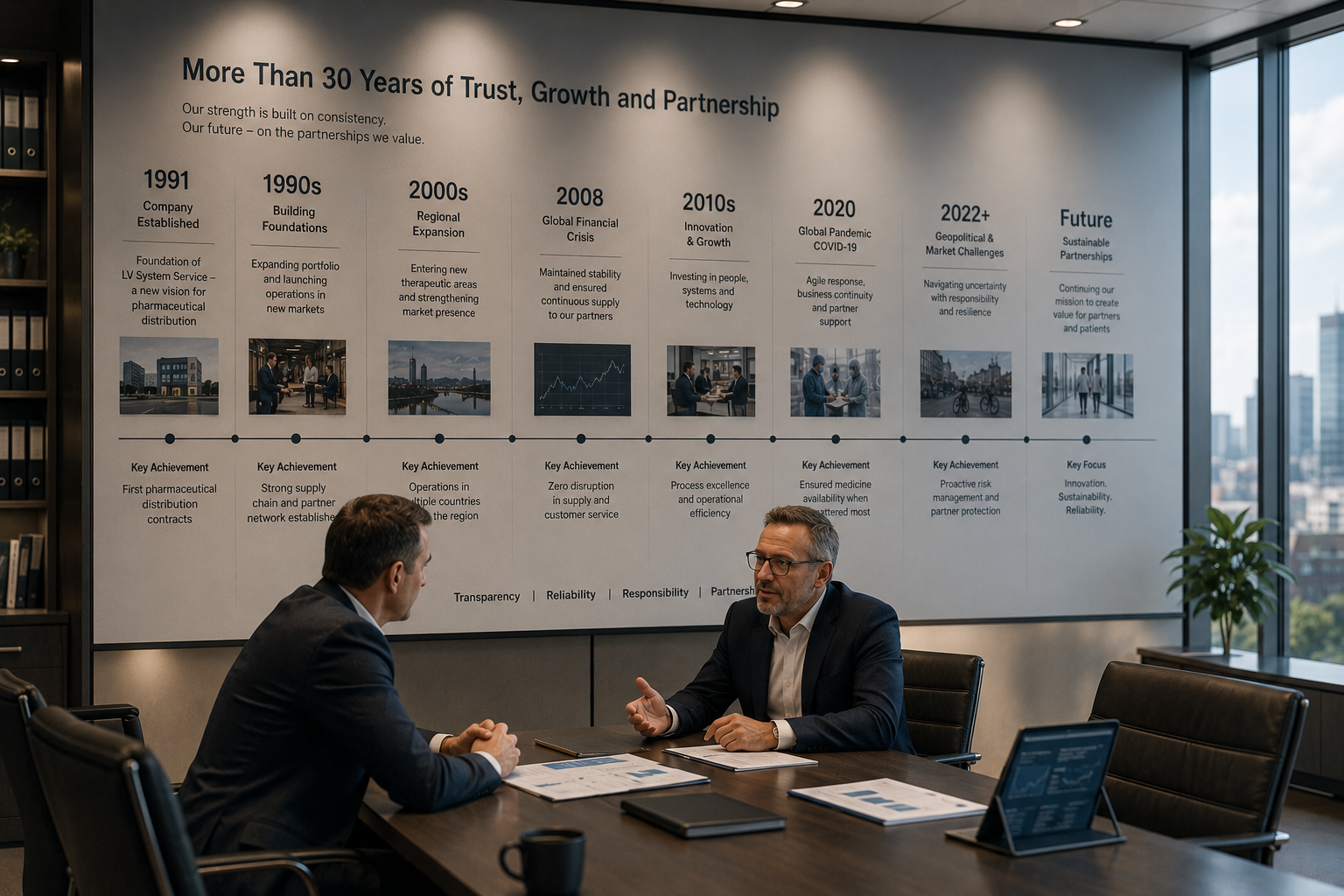 More than 30 years of trust, growth and partnership